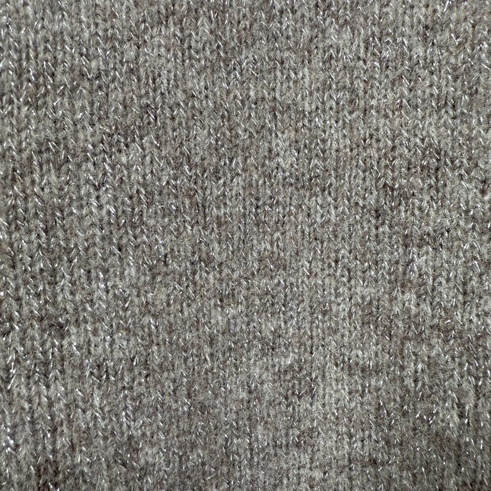 All Saints Wool Turtleneck Sweater Pullover Women's Small Gray Silver Soft NWOT - Picture 12 of 13